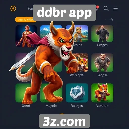 Interface do ddbr app facilita navegação e escolha de jogos