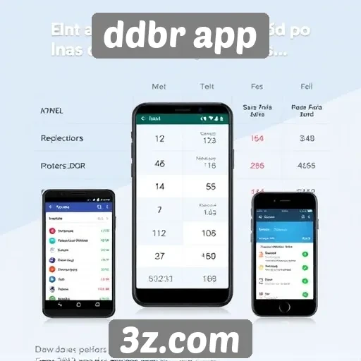 Testes de desempenho do ddbr app em diferentes dispositivos